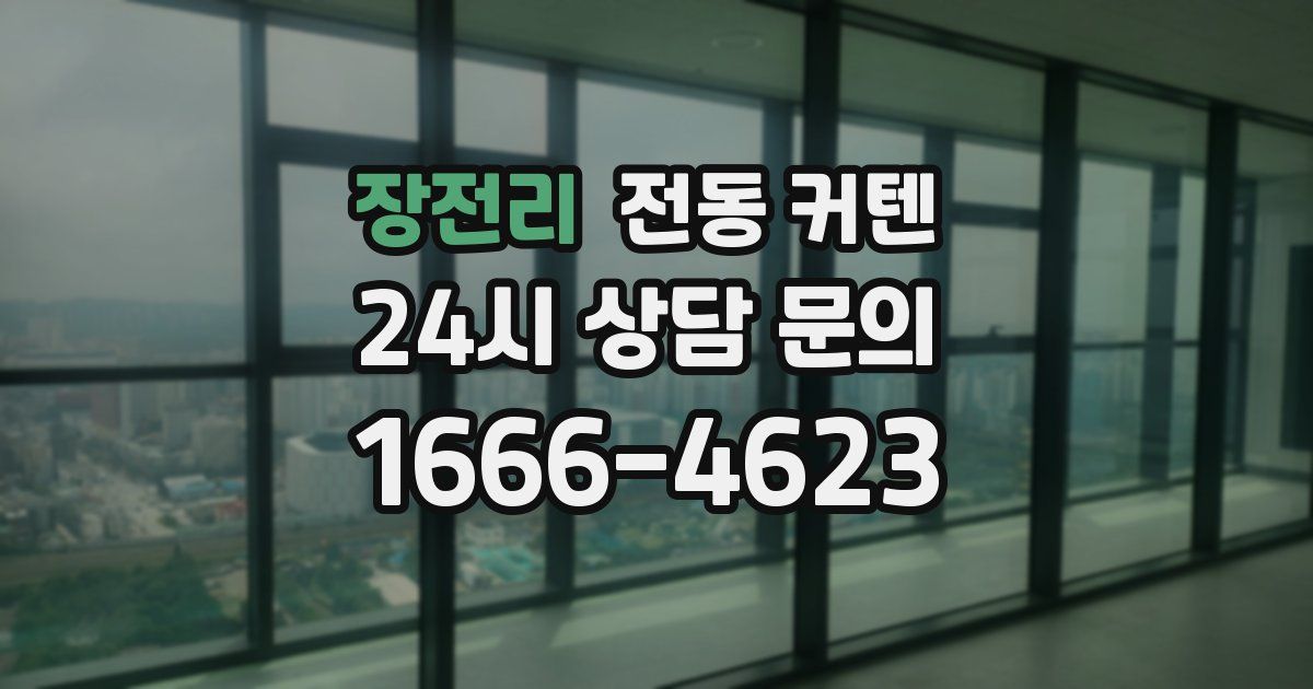 장전리 전동 커텐