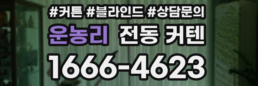 운농리 전동 커텐