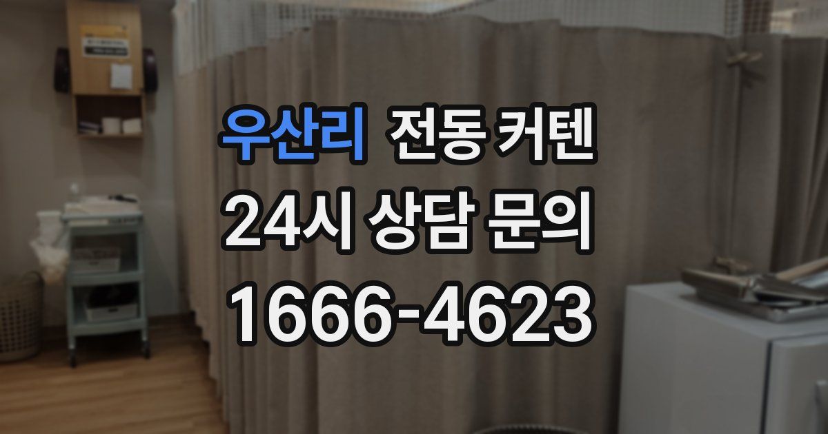 우산리 전동 커텐
