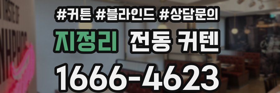지정리 전동 커텐