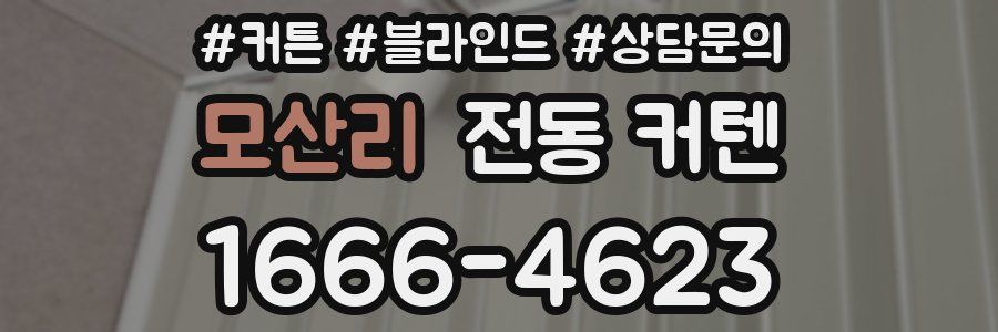 모산리 전동 커텐