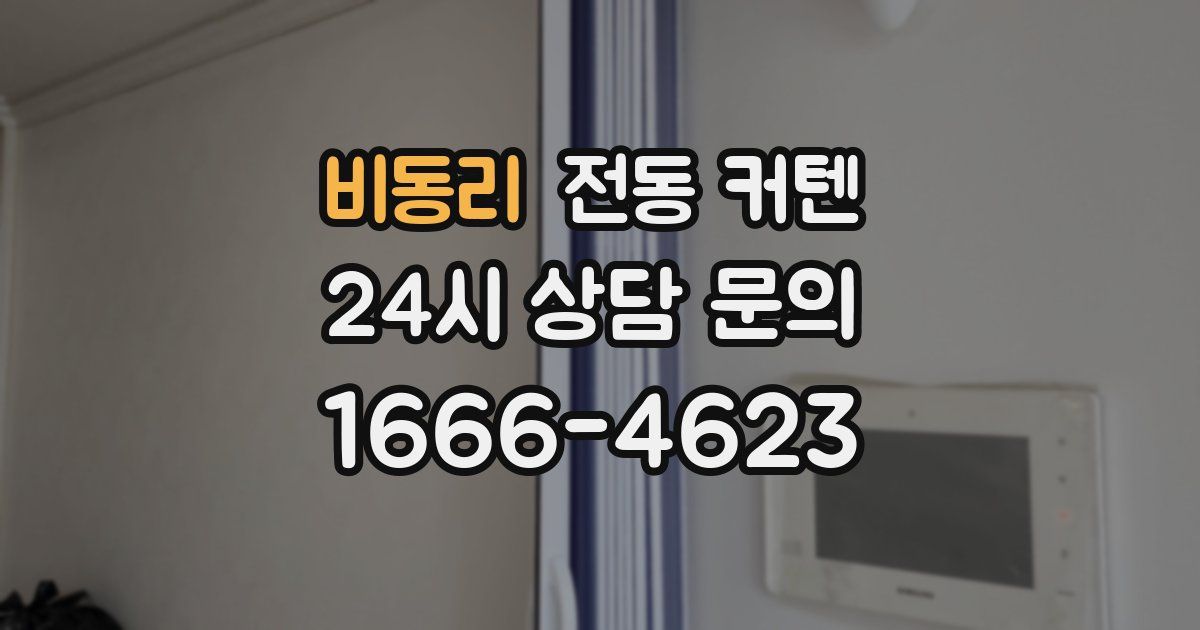 비동리 전동 커텐