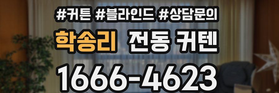 학송리 전동 커텐