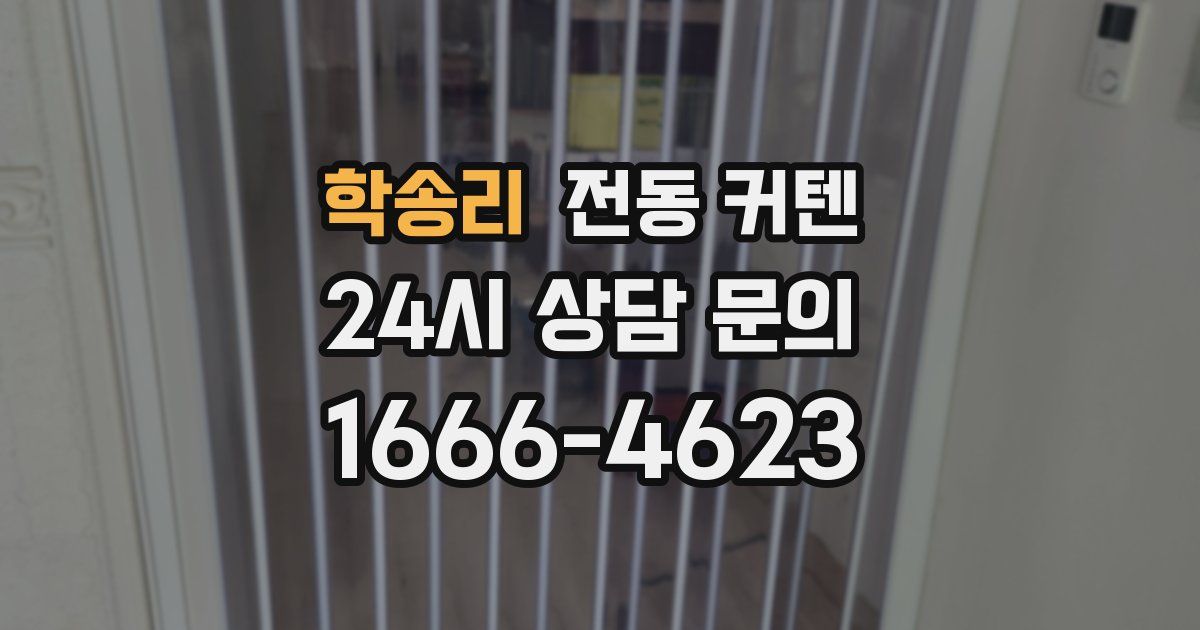 학송리 전동 커텐