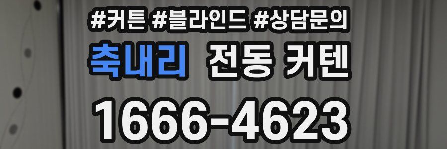 축내리 전동 커텐