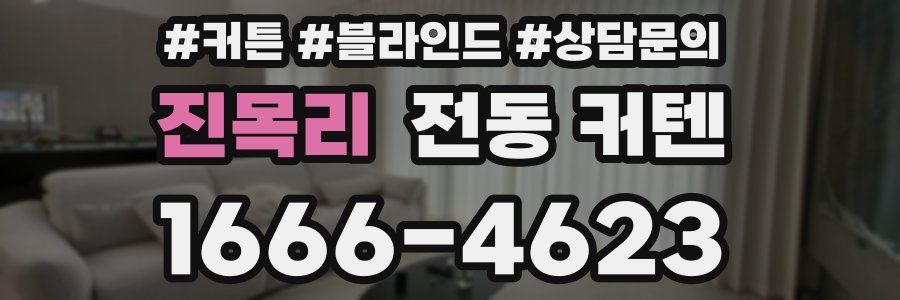 진목리 전동 커텐