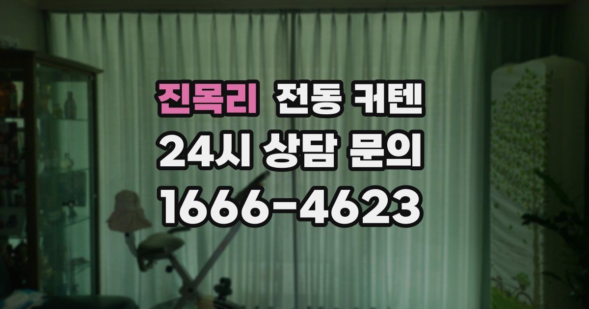 진목리 전동 커텐