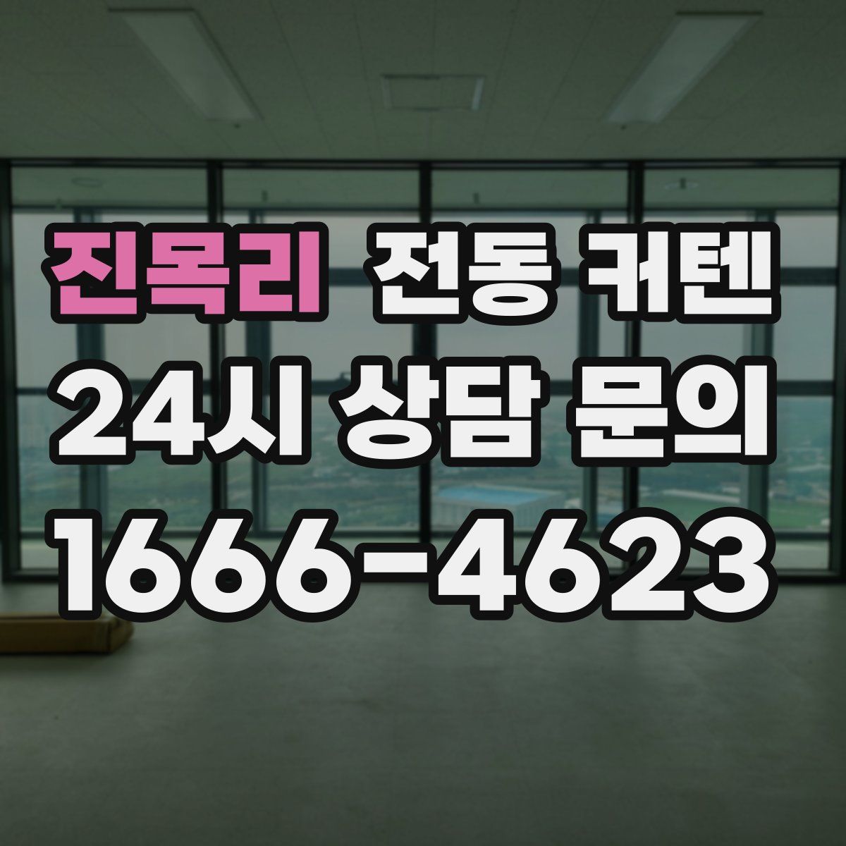 진목리 전동 커텐