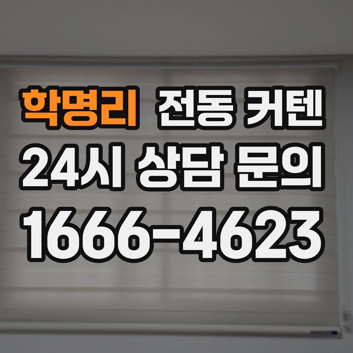 학명리 전동 커텐