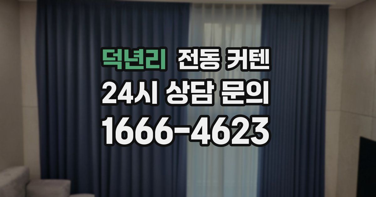 덕년리 전동 커텐