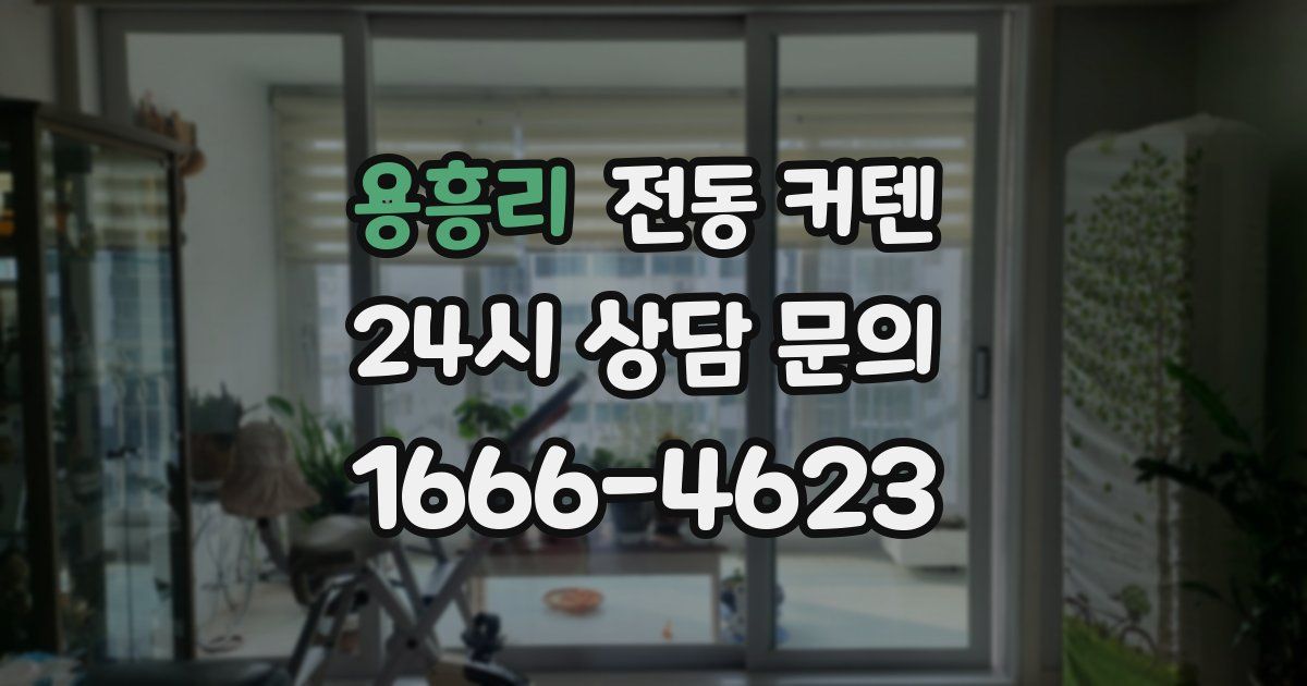 용흥리 전동 커텐