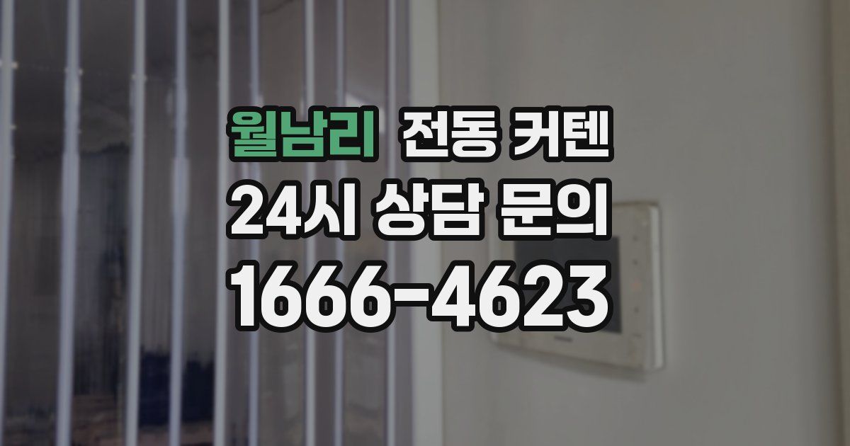 월남리 전동 커텐