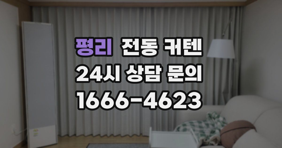 평리 전동 커텐