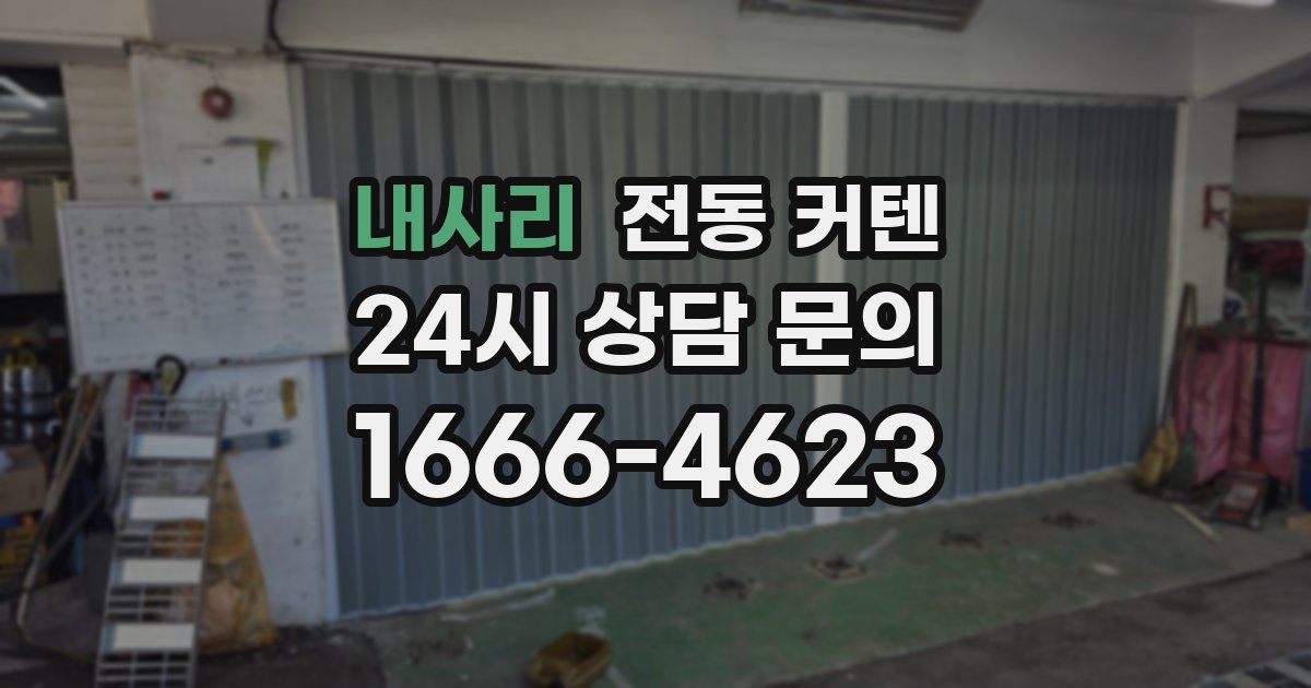 내사리 전동 커텐