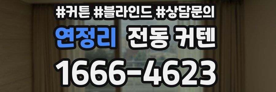 연정리 전동 커텐