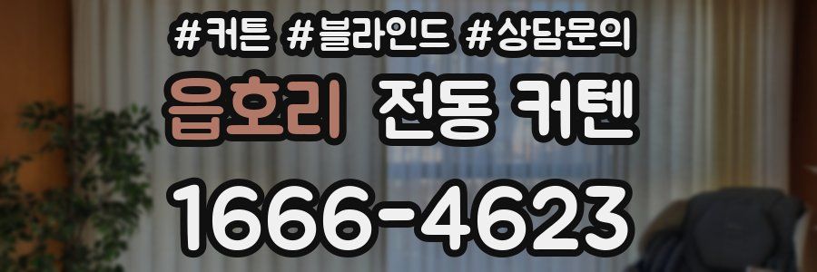 읍호리 전동 커텐