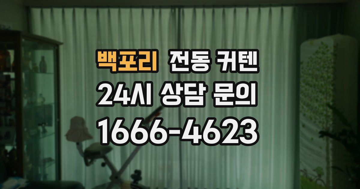 백포리 전동 커텐