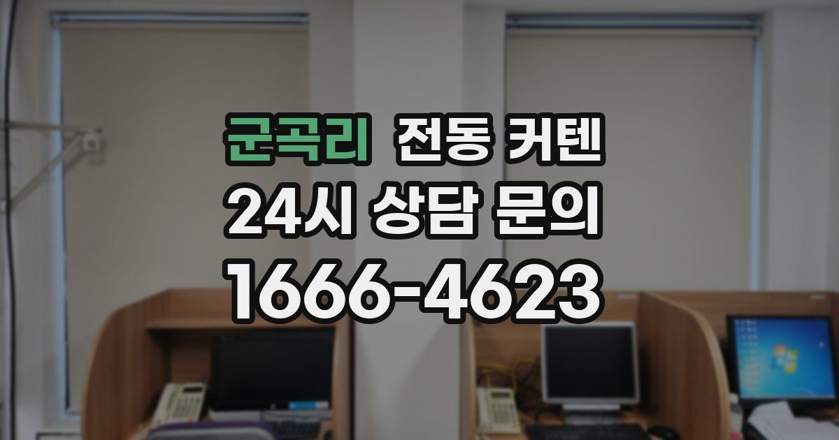 군곡리 전동 커텐