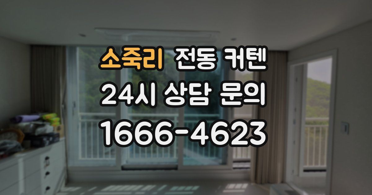 소죽리 전동 커텐