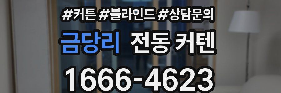 금당리 전동 커텐