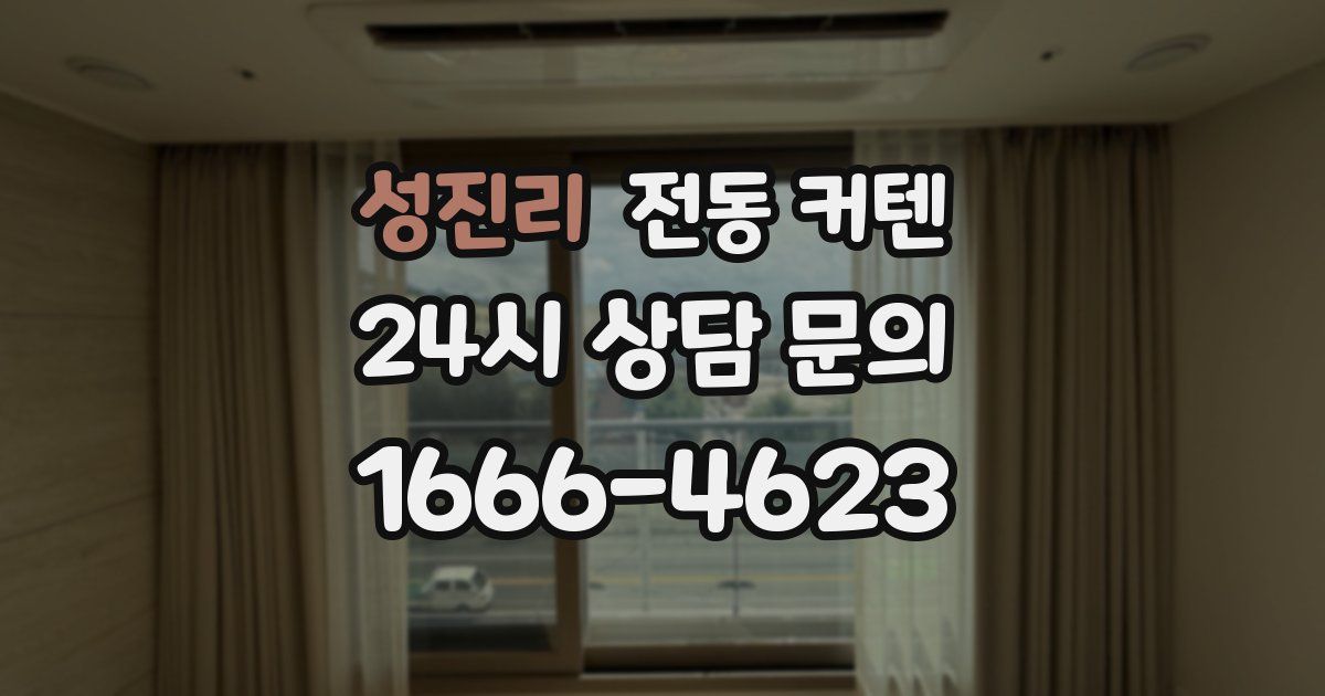 성진리 전동 커텐