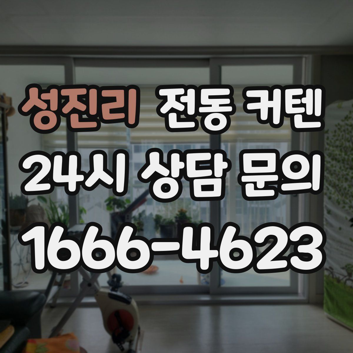 성진리 전동 커텐