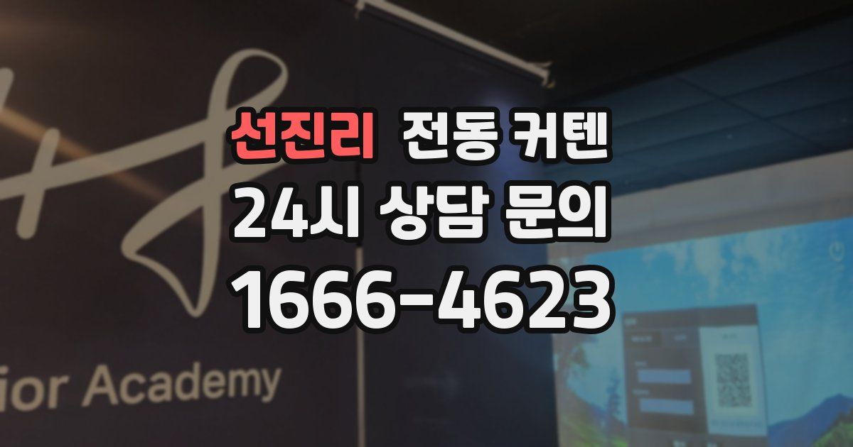 선진리 전동 커텐