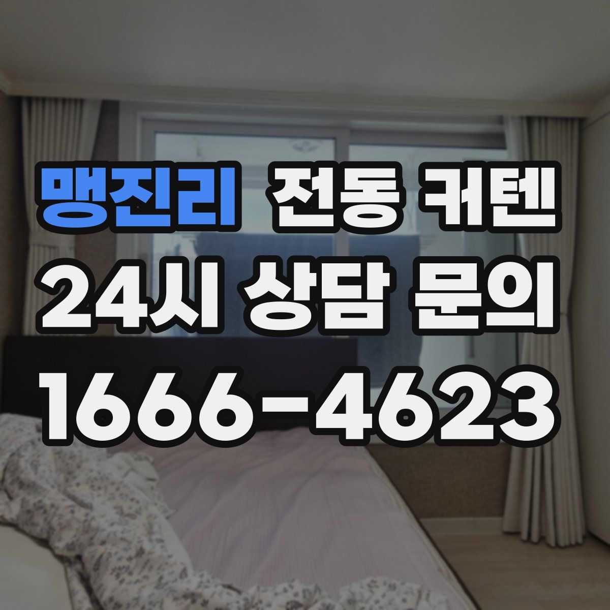 맹진리 전동 커텐