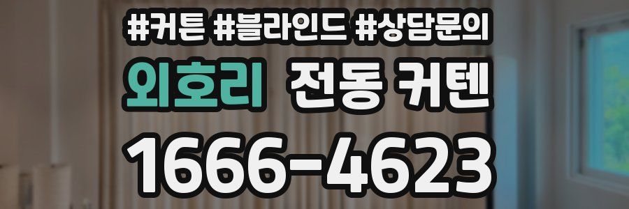외호리 전동 커텐