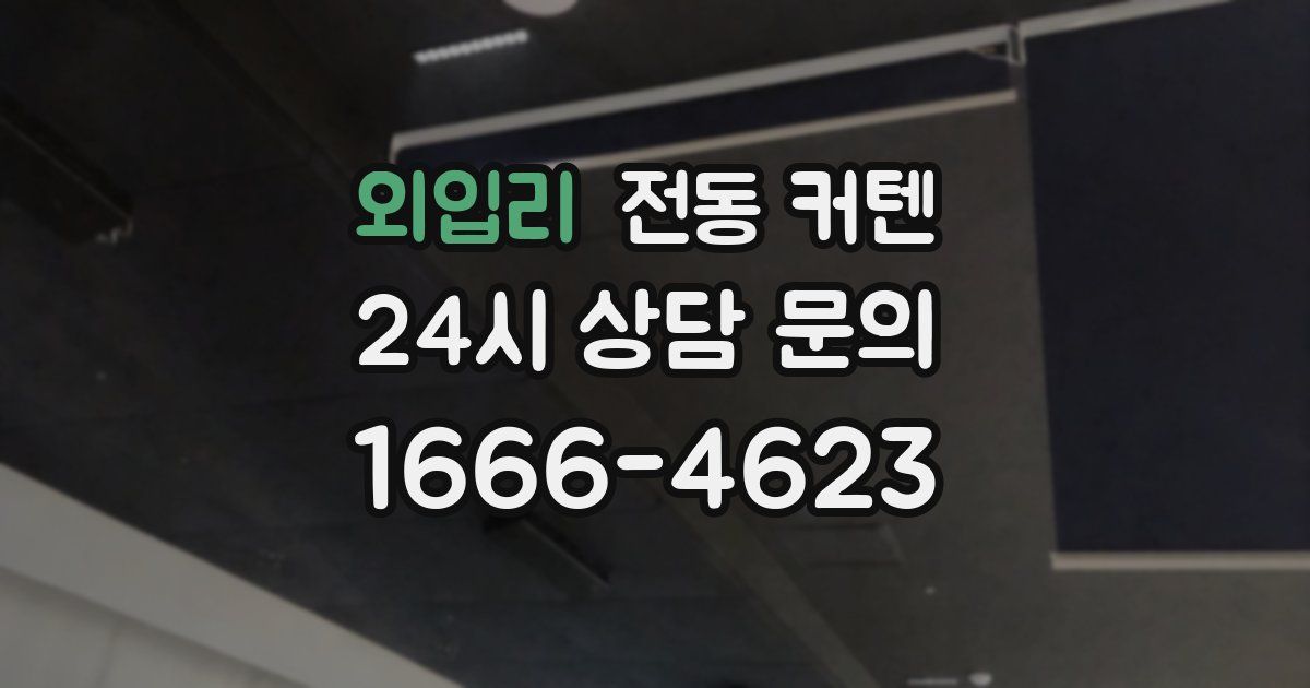 외입리 전동 커텐
