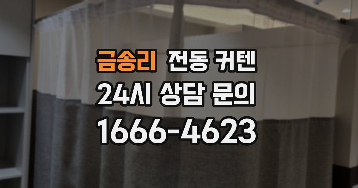 금송리 전동 커텐