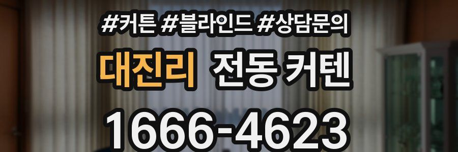 대진리 전동 커텐