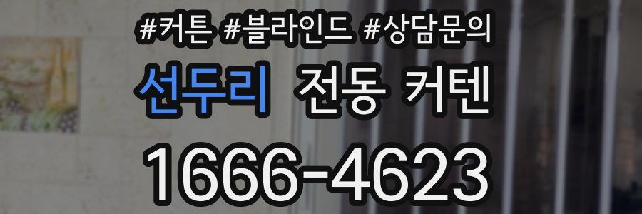 선두리 전동 커텐
