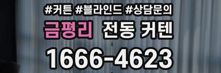 금평리 전동 커텐