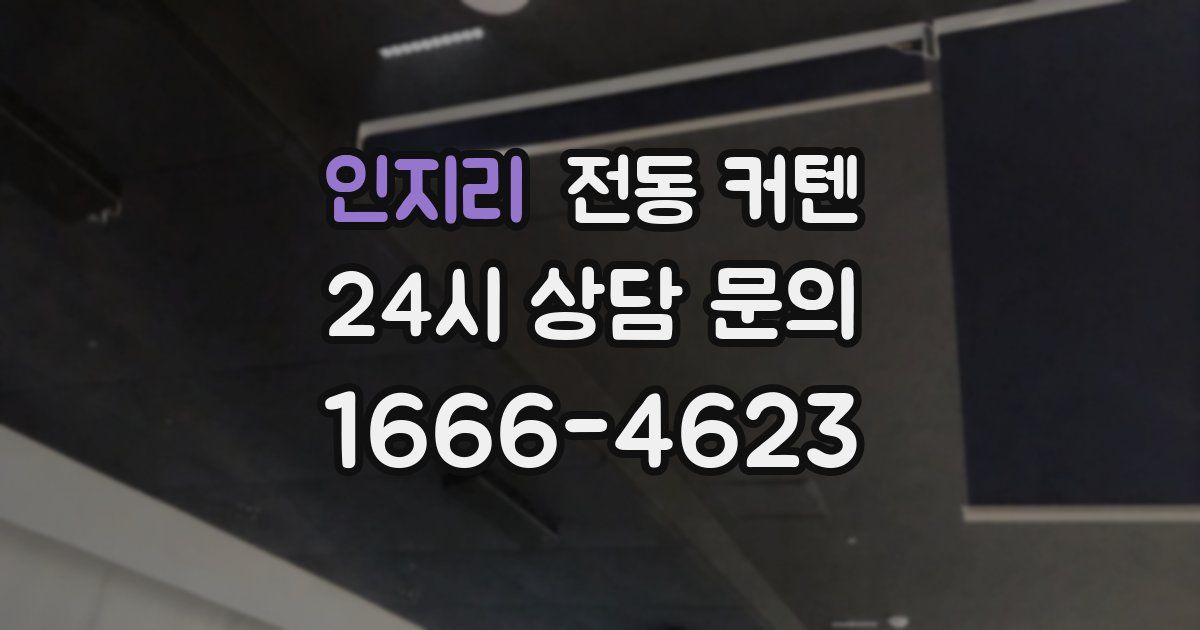 인지리 전동 커텐
