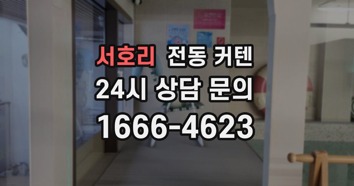서호리 전동 커텐