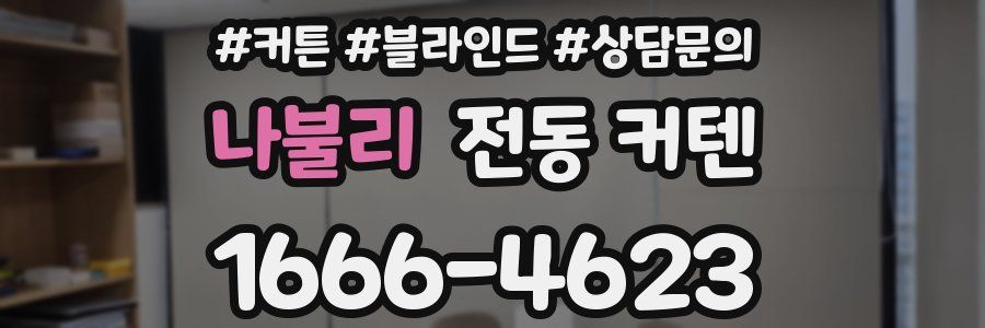 나불리 전동 커텐