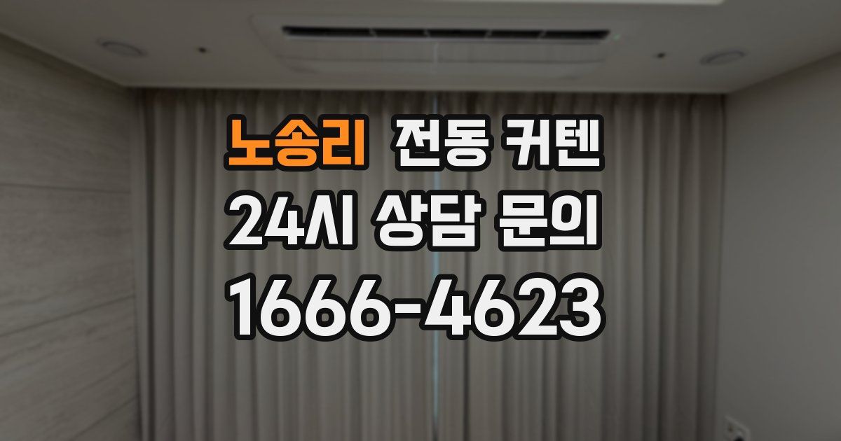 노송리 전동 커텐