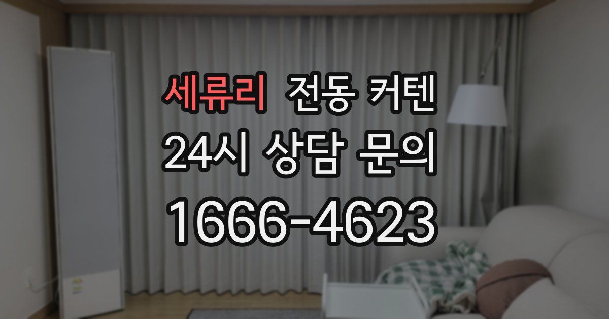 세류리 전동 커텐