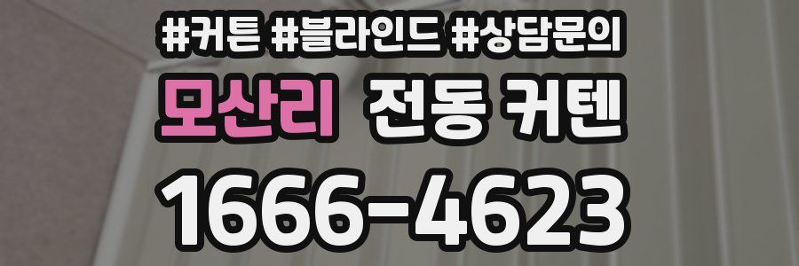 모산리 전동 커텐