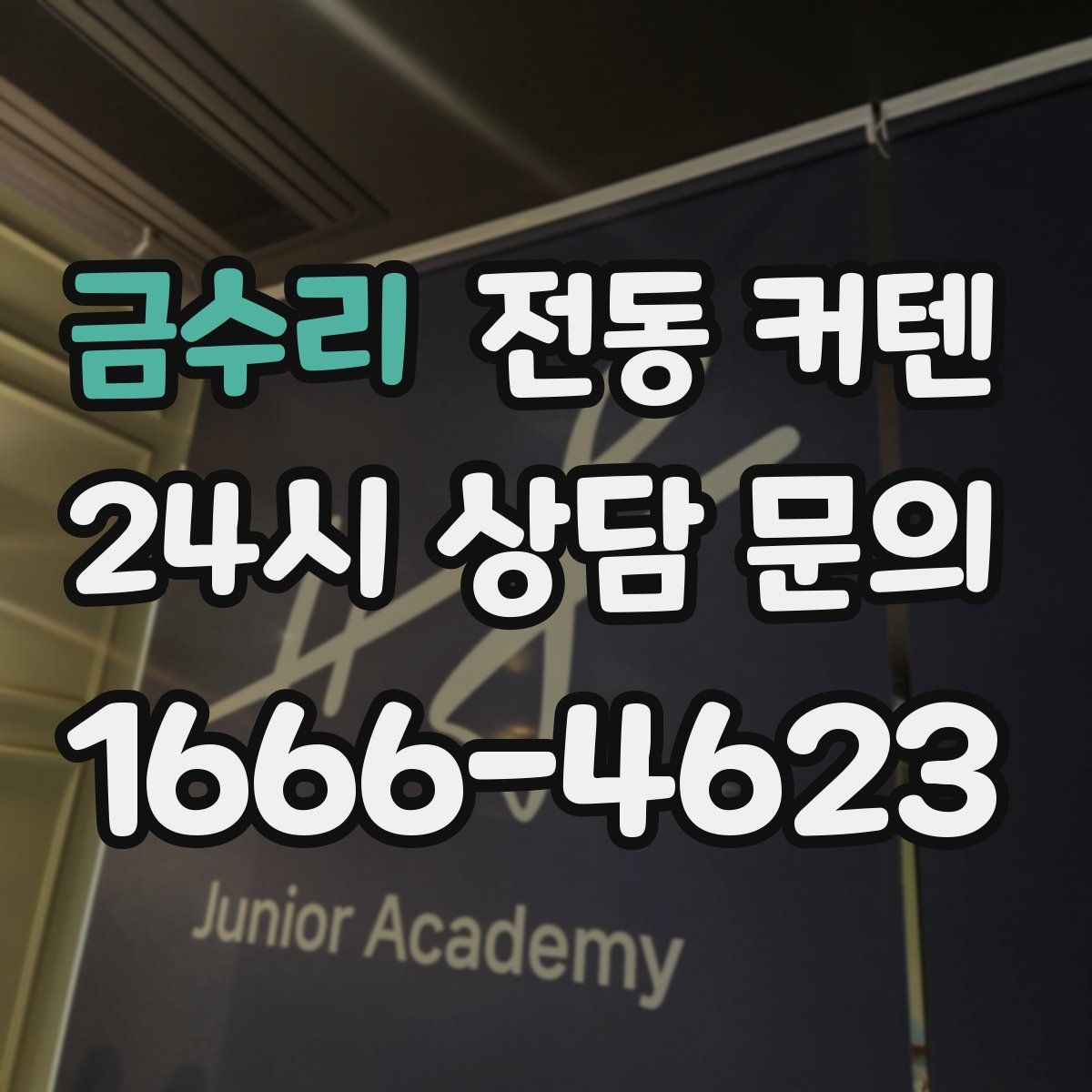 금수리 전동 커텐