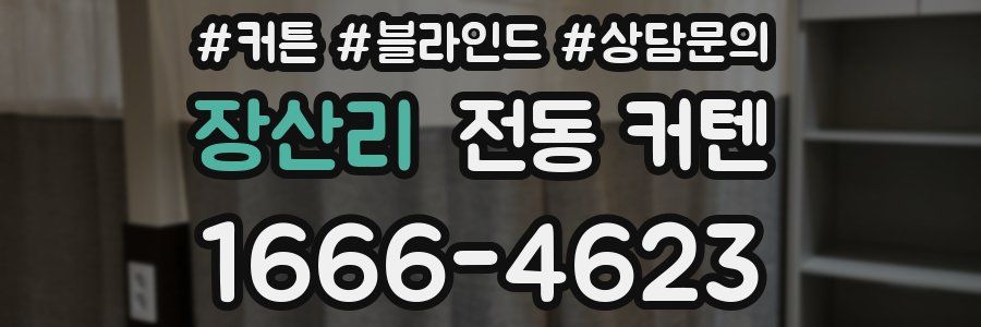 장산리 전동 커텐