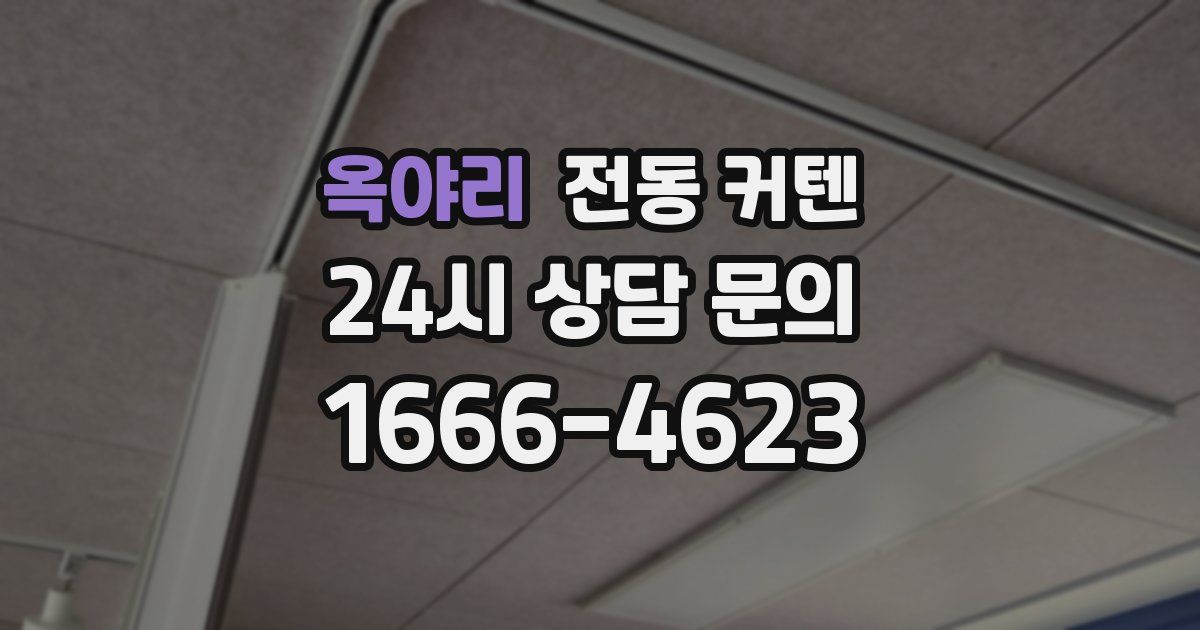 옥야리 전동 커텐
