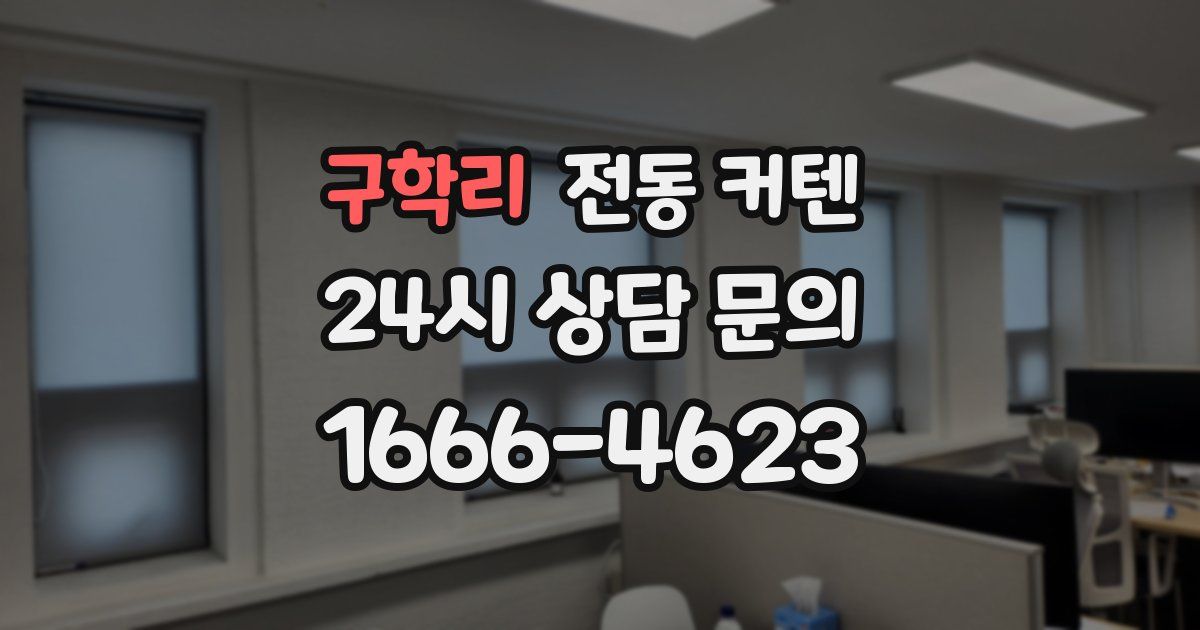 구학리 전동 커텐