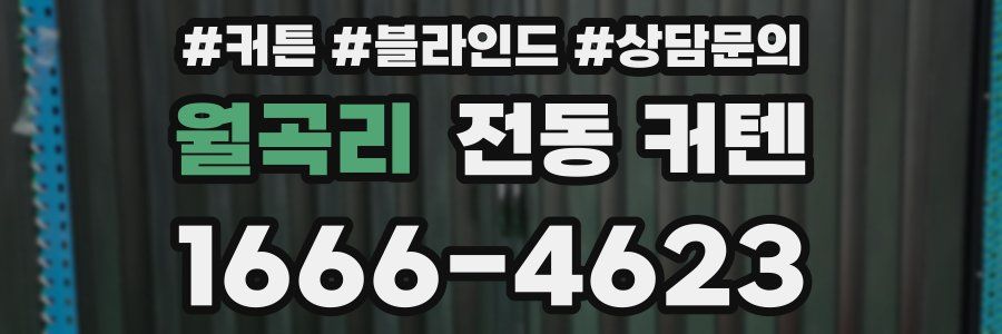 월곡리 전동 커텐