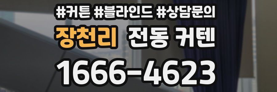 장천리 전동 커텐
