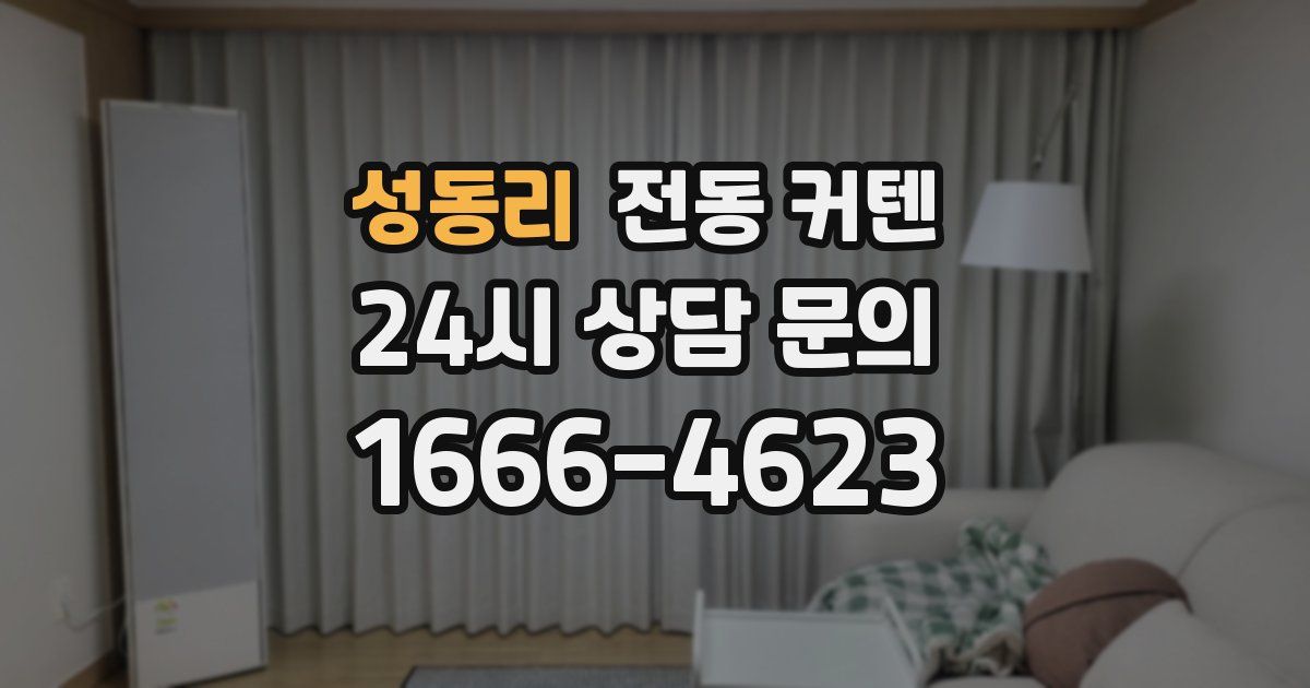 성동리 전동 커텐
