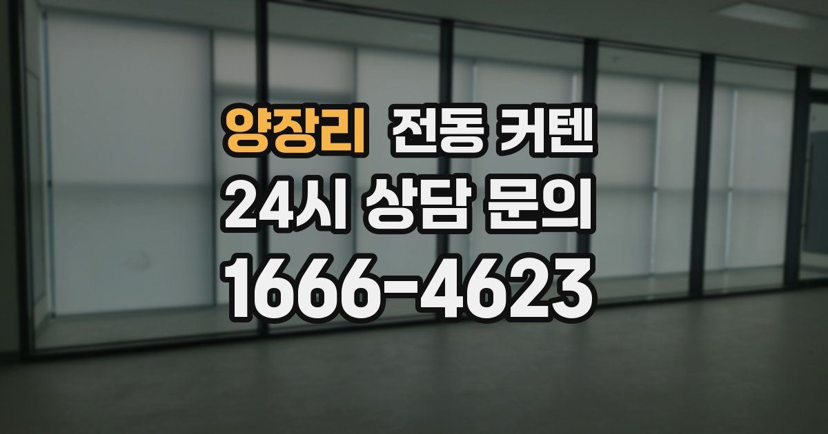 양장리 전동 커텐