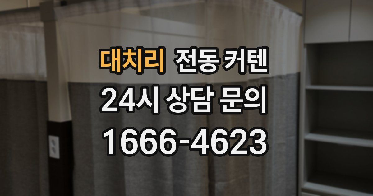 대치리 전동 커텐