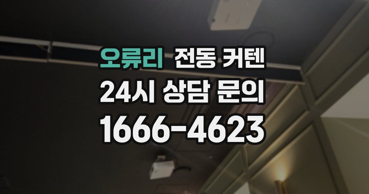 오류리 전동 커텐
